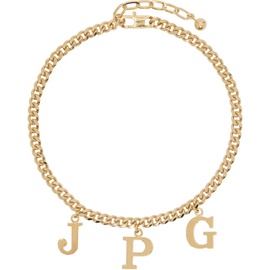 장 폴 고티에 Jean Paul Gaultier Gold The JPG Necklace 241808F023005