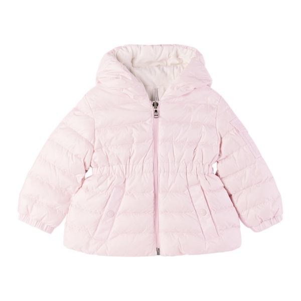 몽클레어 몽클레어 Moncler Enfant Baby Pink Dalles Down Jacket 241815M689000