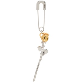 앰부쉬 AMBUSH Silver Rose Charm Single Earring 241820F022002