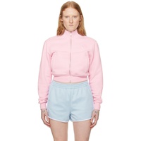 앰부쉬 AMBUSH Pink Cropped Sweatshirt 241820F063002