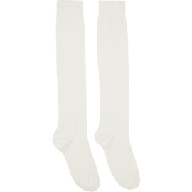앰부쉬 AMBUSH White Overknee Socks 241820F076001