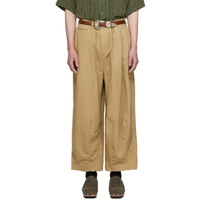 니들스 NEEDLES Khaki H.D. Military Trousers 241821M191001