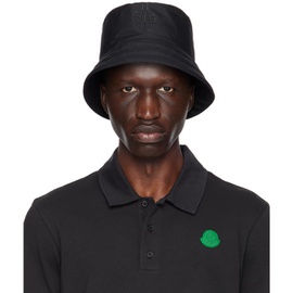 몽클레어 Moncler Grenoble Black Bonded Bucket Hat 241826M140000