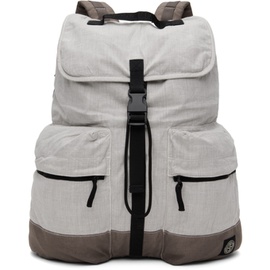 스톤아일랜드 Stone Island Gray Drawstring Backpack 241828M166001