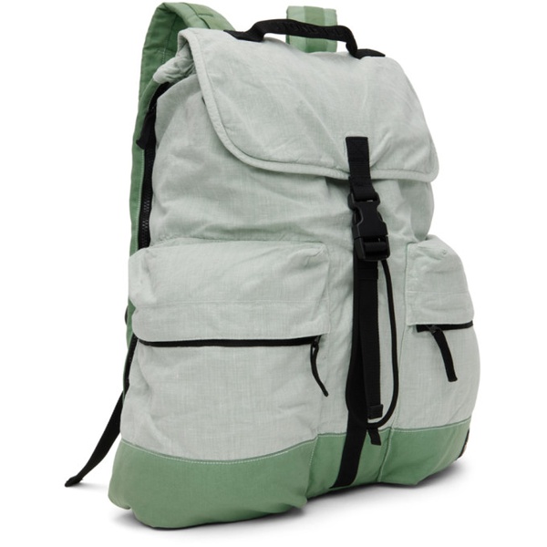 스톤아일랜드 스톤아일랜드 Stone Island Green Drawstring Backpack 241828M166002