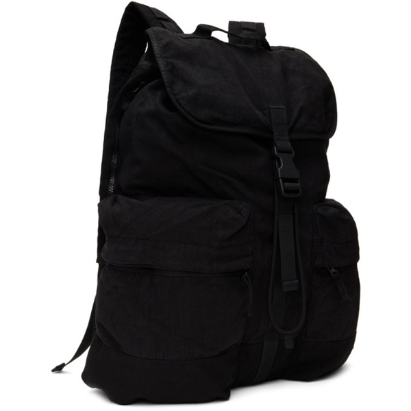 스톤아일랜드 스톤아일랜드 Stone Island Black Drawstring Backpack 241828M166003