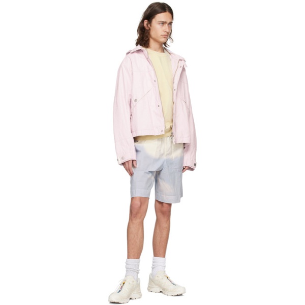 스톤아일랜드 스톤아일랜드 Stone Island Pink Detachable Hood Jacket 241828M180007
