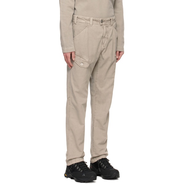 스톤아일랜드 스톤아일랜드 Stone Island Gray Garment-Dyed Cargo Pants 241828M188012