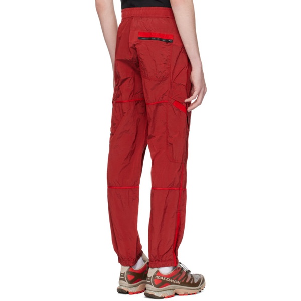 스톤아일랜드 스톤아일랜드 Stone Island Red Loose-Fit Sweatpants 241828M191030