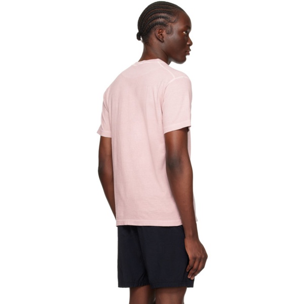 스톤아일랜드 스톤아일랜드 Stone Island Pink Patch T-Shirt 241828M213033