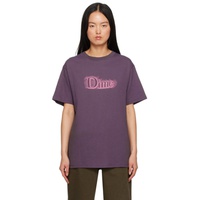 다임 Dime Purple Noize T-Shirt 241841F110003
