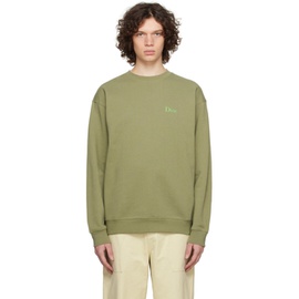다임 Dime Green Classic Sweatshirt 241841M204012