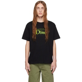 다임 Dime Black Ratio T-Shirt 241841M213000