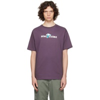 다임 Dime Purple Reno T-Shirt 241841M213006