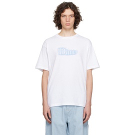 다임 Dime White Classic T-Shirt 241841M213009