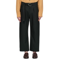 나누쉬카 Nanushka Black Ferre Trousers 241845M191002