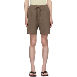 나누쉬카 Nanushka Brown Caden Shorts 241845M193001