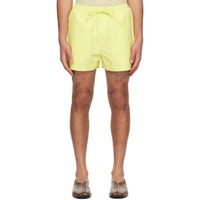 나누쉬카 Nanushka Yellow Amil Shorts 241845M193013