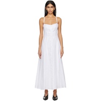 Gabriela Hearst White Keely Maxi Dress 241854F055006