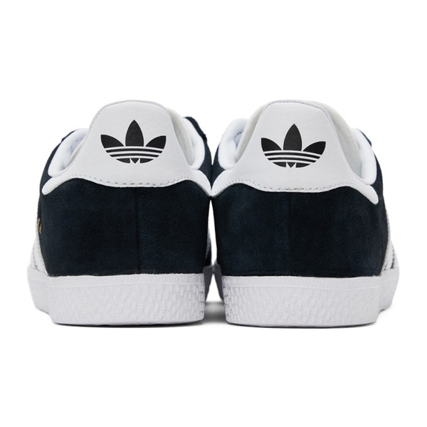 아디다스 Adidas Kids Kids Black & White Gazelle Big Kids Sneakers 241856M707015