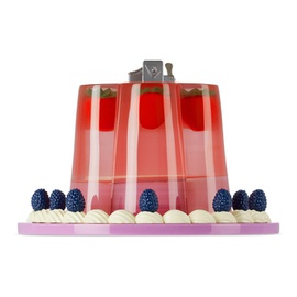 Edie Parker Pink & Purple Jelly Tabletop Lighter 241863M614001