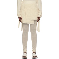 로렌 마누지안 Lauren Manoogian 오프화이트 Off-White Gauze Miniskirt 241874F090001