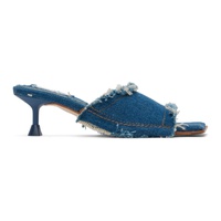 미스타 Miista Blue Betina Denim Heeled Sandals 241877F125010