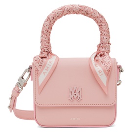 아미리 AMIRI Pink Bandana Micro Ma Bag 241886F046007