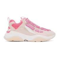 아미리 AMIRI Pink Bone Runner Sneakers 241886F128003