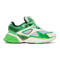 아미리 AMIRI Green & 오프화이트 Off-White MA Runner Sneakers 241886F128023