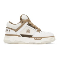 아미리 AMIRI White & Brown MA-1 Sneakers 241886F128033