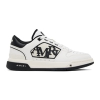 아미리 AMIRI White & Black Classic Low Sneakers 241886F128035