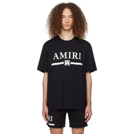 아미리 AMIRI Black M.A. Bar T-Shirt 241886M213043