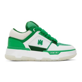 아미리 AMIRI White & Green MA-1 Sneakers 241886M237009