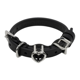 와이프로젝트 Y/Project Black Y Heart Belt Bracelet 241893F020000