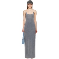 와이프로젝트 Y/Project Blue Invisible Strap Maxi Dress 241893F055009