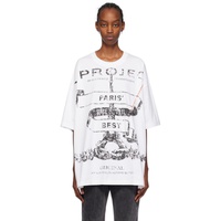와이프로젝트 Y/Project White Paris Best T-Shirt 241893F110005