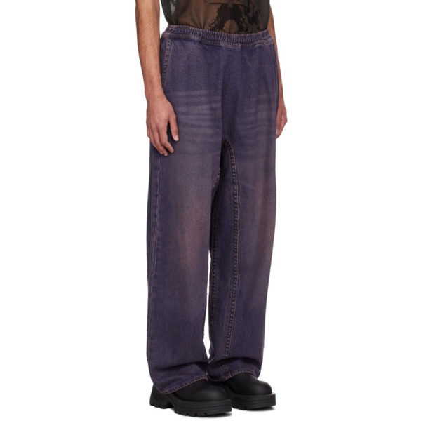  와이프로젝트 Y/Project Purple & Pink Faded Jeans 241893M186002