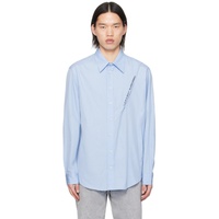 와이프로젝트 Y/Project Blue Pinched Seam Shirt 241893M192013