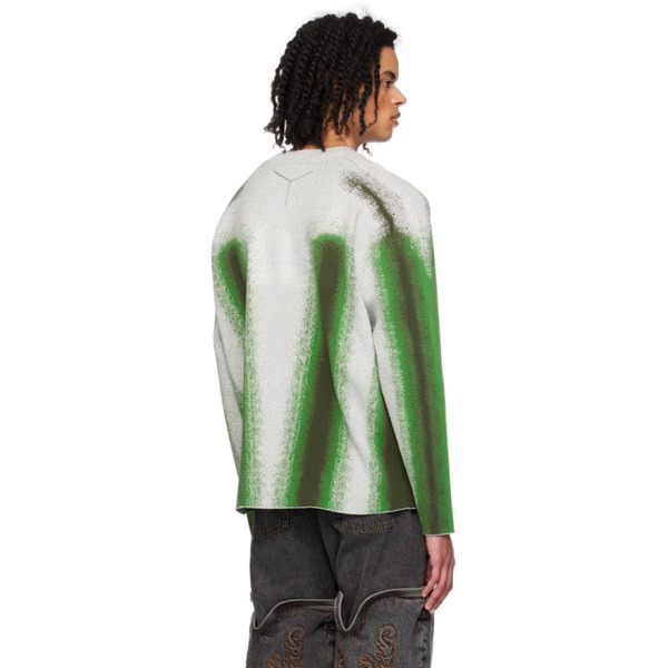  와이프로젝트 Y/Project Green Gradient Sweater 241893M201003