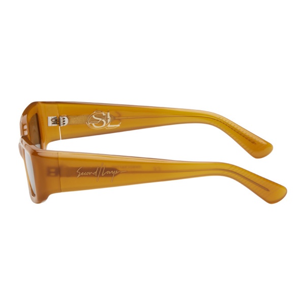  세컨드 레이어 Second/Layer Orange The Rev Sunglasses 241902M134000