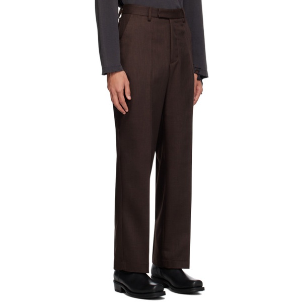  세컨드 레이어 Second/Layer Brown Relaxed Primo Trousers 241902M191002