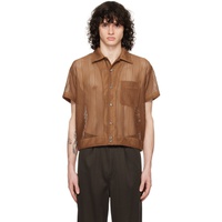 세컨드 레이어 Second/Layer Brown Indio Shirt 241902M192000