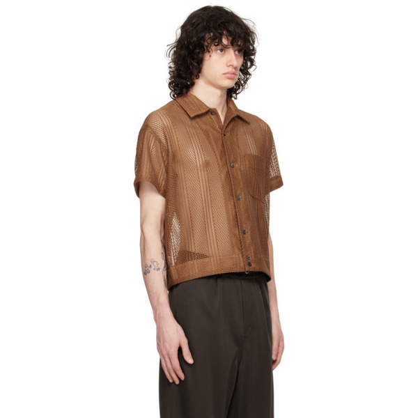  세컨드 레이어 Second/Layer Brown Indio Shirt 241902M192000