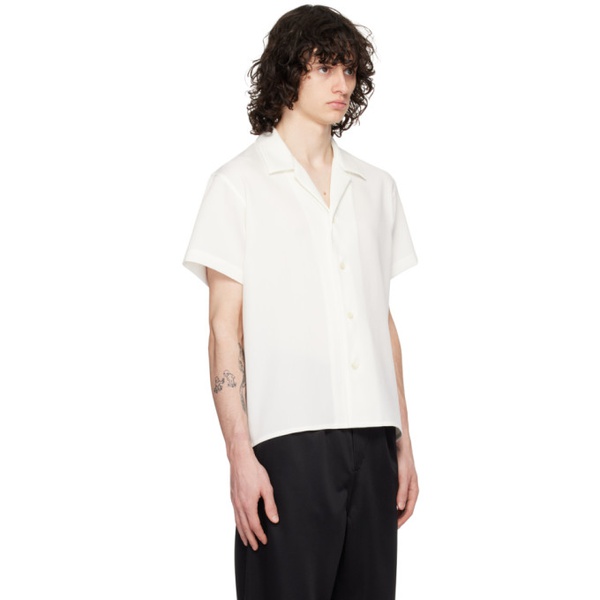  세컨드 레이어 Second/Layer White Avenue Shirt 241902M192001