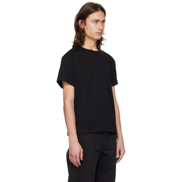  세컨드 레이어 Second/Layer Three-Pack Black T-Shirts 241902M213008