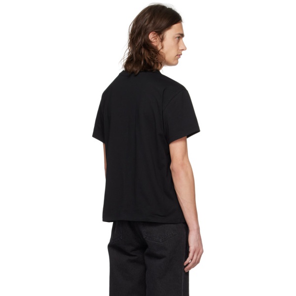 세컨드 레이어 Second/Layer Three-Pack Black T-Shirts 241902M213008