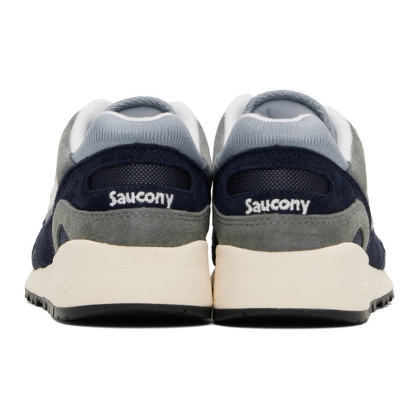 써코니 Saucony Gray & Navy Shadow 6000 Sneakers 241921M237039