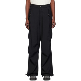 루드 Rhude Black Cargo Pocket Trousers 241923F087000