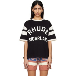 루드 Rhude Black Sugarland T-Shirt 241923F110014